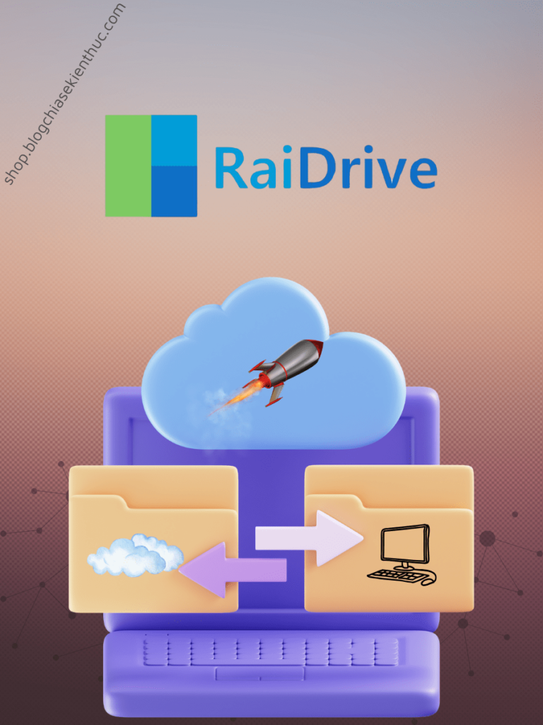 Mua tài khoản RaiDrive Edu (biến cloud thành ổ cứng)