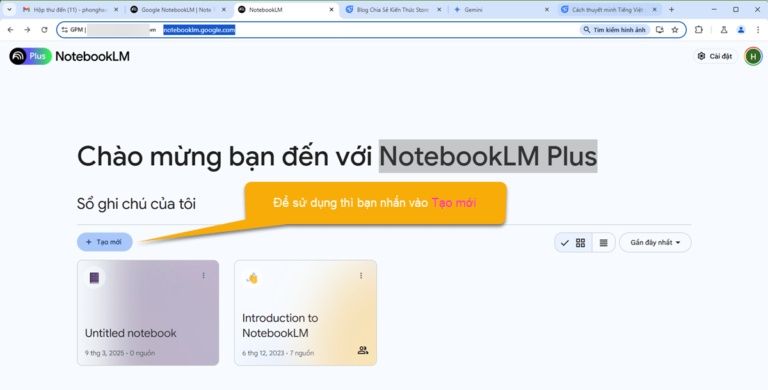 Mua tài khoản NotebookLM Pro giá rẻ (1 - 12 tháng)