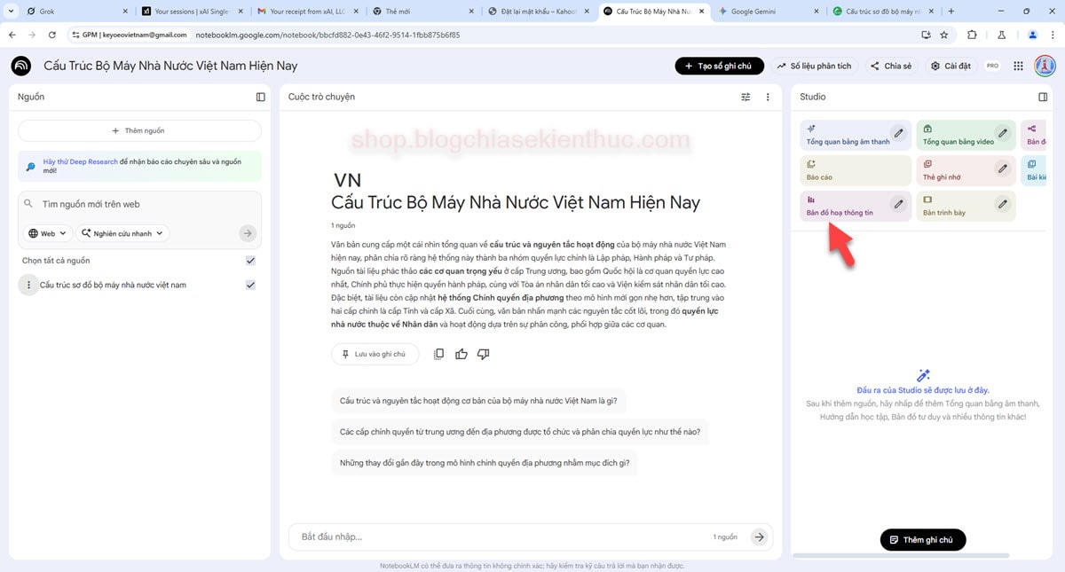 cach tao infogramhic bang notebooklm 10
